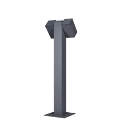 THEO ANTRACYT OPRAWA PODŁOGOWA 2X GU10/ 7W IP44 ALUMINIUM