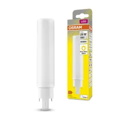 DULUX D/E LED ŚWIETLÓWKA KOMPAKTOWA LED PLC 10W/ 26W G24Q-3 230V MATOWA 830 WW 3000K 990LM 120ST FR