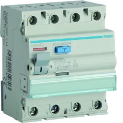CFA463J 63A/ 300MA/A WYŁĄCZNIK RÓŻNICOWY 63A 3P+N 4M 300MA A 6KA