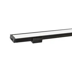 PROFIL ALUMINIOWY CZARNY TYP D 1M + KLOSZ MLECZNY ALUMINIUM