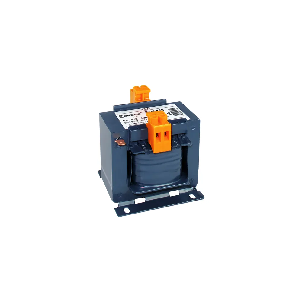 STM 100 TRANSFORMATOR BEZPIECZEŃSTWA 1F 100VA 400V AC/ 24V AC IP00 JEDNOKOMOROWY KSZTAŁTKOWY
