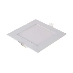 VT-1807SQ BIAŁY OPRAWA PANEL LED 18W CW 6400K 1500LM IP20 120ST KWADRAT 225X225 ALUMINIUM