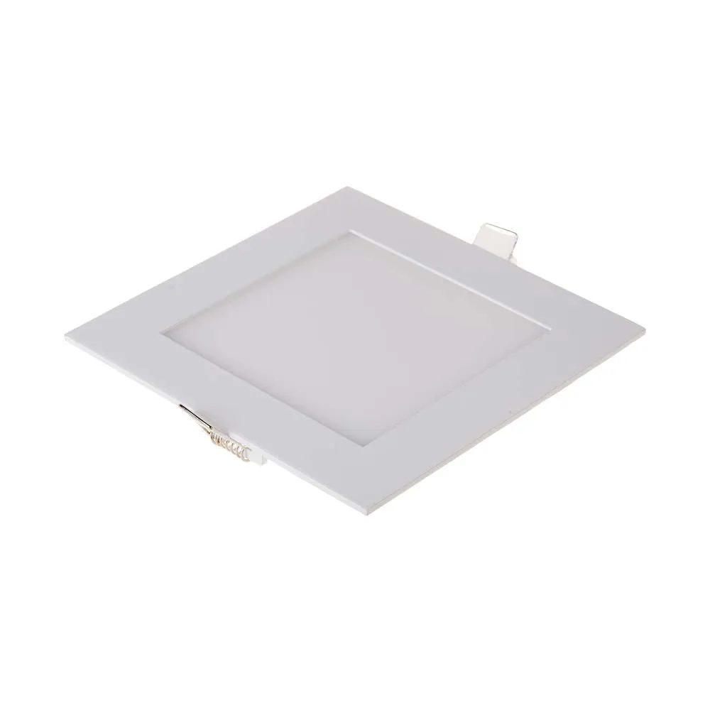 VT-1807SQ BIAŁY OPRAWA PANEL LED 18W CW 6400K 1500LM IP20 120ST KWADRAT 225X225 ALUMINIUM