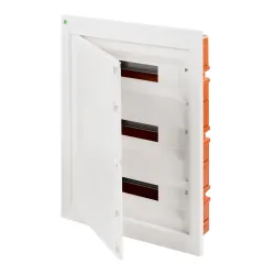 AREO ROZDZIELNIA PLASTIKOWA PT 54M 3X18 PE+N IP40 DRZWI BIAŁE