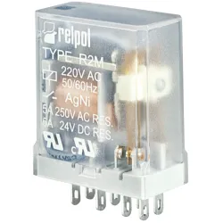 R2M-2012-23-5050 PRZEKAŹNIK PRZEMYSŁOWY 5A 2P 50V AC WTYKOWY