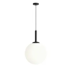 BOSSO GRANDE 50 CZARNY OPRAWA SUFITOWA WISZĄCA 3X E27/ 60W IP20 METAL/ SZKŁO
