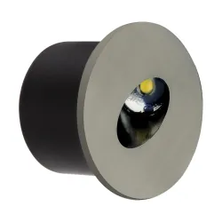 YAKUT CHROM MAT OPRAWA SUFITOWA PT LED 3W NW 4000 86LM IP20 ODLEW ALUMINIUM