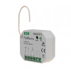 FW-R1P-P RADIOWY POJEDYŃCZY PRZEKAŹNIK BISTABILNY DO PUSZKI OWEJ O60 85÷265V AC/DC MULTIFUNKCYJNY