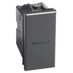 AXOLUTE ANTRACYT PRZYCISK 1M 1X 1Z ZACISKI ŚRUBOWE 10A 250V AXIAL BTICINO