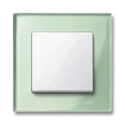 Schneider Electric Merten, M-Elegance szkło, ramka pojedyncza, szmaragdowy, MTN404104