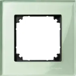 Schneider Electric Merten, M-Elegance szkło, ramka pojedyncza, szmaragdowy, MTN404104