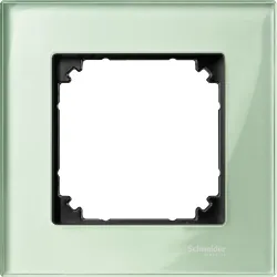 Schneider Electric Merten, M-Elegance szkło, ramka pojedyncza, szmaragdowy, MTN404104