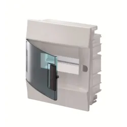 MISTRAL41F ROZDZIELNIA PLASTIKOWA PT 8M 1X 8M N+PE IP41 IK08 107X232X250 DRZWI DYMNE BIAŁY