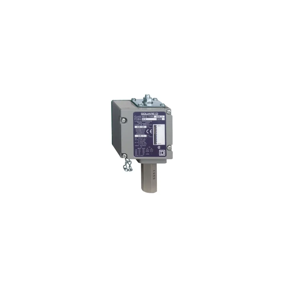 Schneider Electric OsiSense XM Łącznik ciśnienia 1 styk C/O, zakres 28/210 bar, ADW6M129012