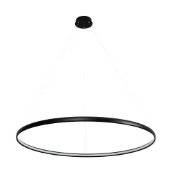 CARLO CZARNY MAT OPRAWA WISZĄCA LED 38W NW 4000K 2280LM IP20 STAL