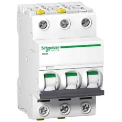 Schneider Electric Wyłącznik nadprądowy Acti9 iC60N-C13-3 C 13A 3-biegunowy, A9F04313