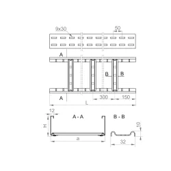DKP100H100/3 N DRABINKA KABLOWA 3M 1.5 MM