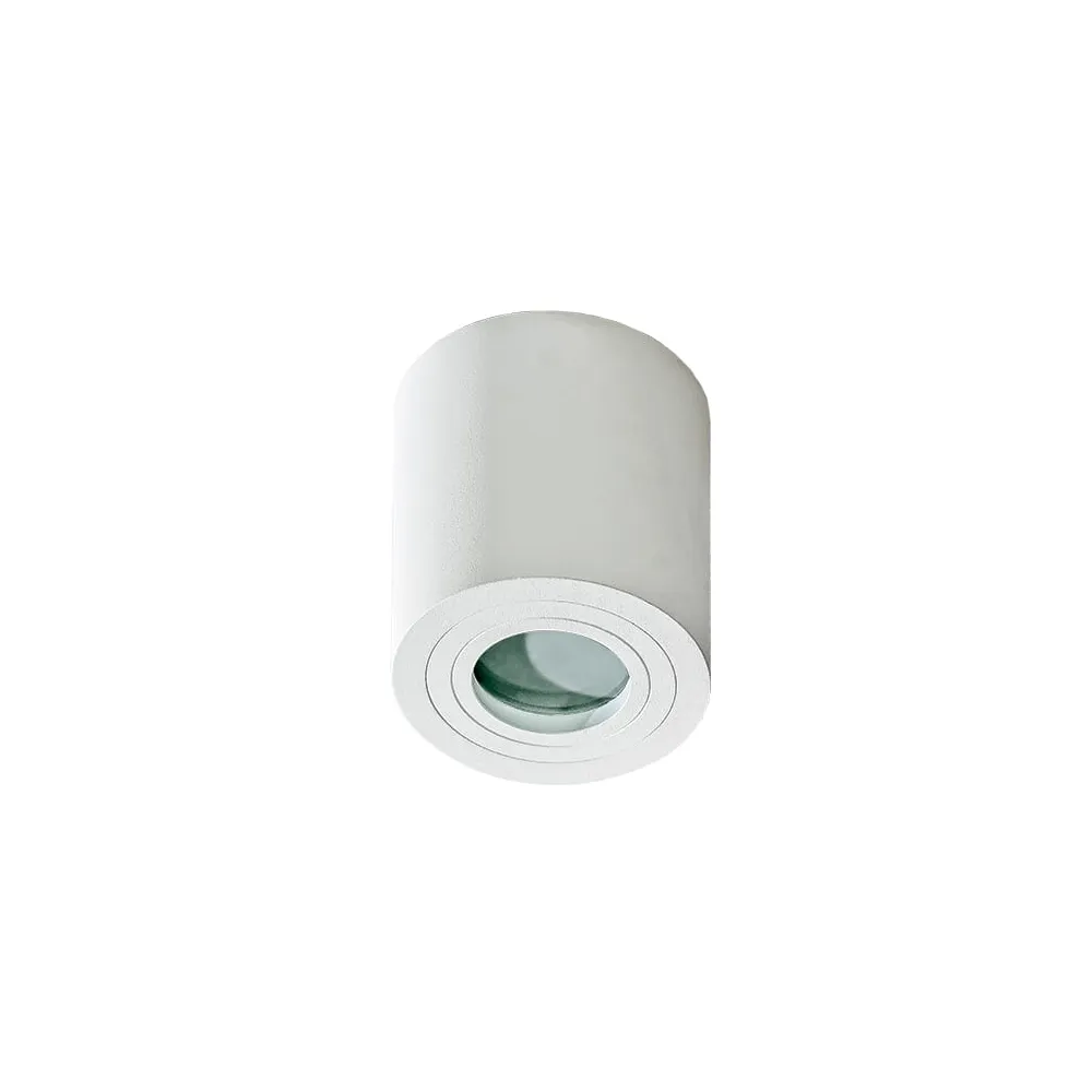 BRANT ROUND BIAŁY OPRAWA SUFITOWA NT 1X GU10/ 50W IP44 ALUMINIUM