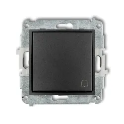 MINI MODUŁ GRAFIT ŁĄCZNIK "DZWONEK" 1X 1Z ZACISKI ŚRUBOWE 10AX 250V