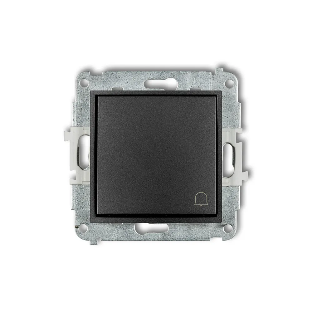 MINI MODUŁ GRAFIT ŁĄCZNIK "DZWONEK" 1X 1Z ZACISKI ŚRUBOWE 10AX 250V