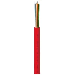 HTKSH FE180/PH90  1X2X2.8 CZERWONY KABEL TELEKOMUNIKACYJNY OGNIOODPORNY ŻYŁY KOLOROWE