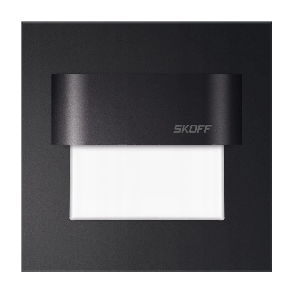TANGO CZARNY OPRAWA SCHODOWA PT LED 0.8W NW 4000K 32LM 10V DC IP20 ALUMINIUM/ TWORZYWO