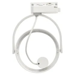 LUGAR BIAŁY OPRAWA SYSTEMOWA SPOT JEDNOOBWODOWA 1X GU10 AR111/ 10W IP20 ALUMINIUM