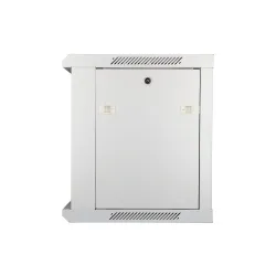 9U 600X450 SZARA SZAFA RACK MONTOWANA NA ŚCIANIE