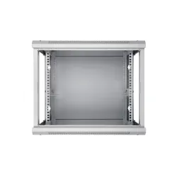 9U 600X450 SZARA SZAFA RACK MONTOWANA NA ŚCIANIE