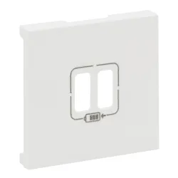 NILOE STEP MODUŁ BIAŁY GNIAZDO ŁADOWARKA USB TYP A+A 3A 5V