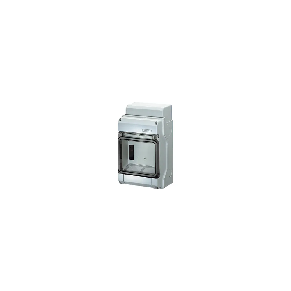 KV 9106 ROZDZIELNIA PLASTIKOWA NT 6M 1X 6M N+PE IP65 238X146X111 DRZWI DYMNE SZARY