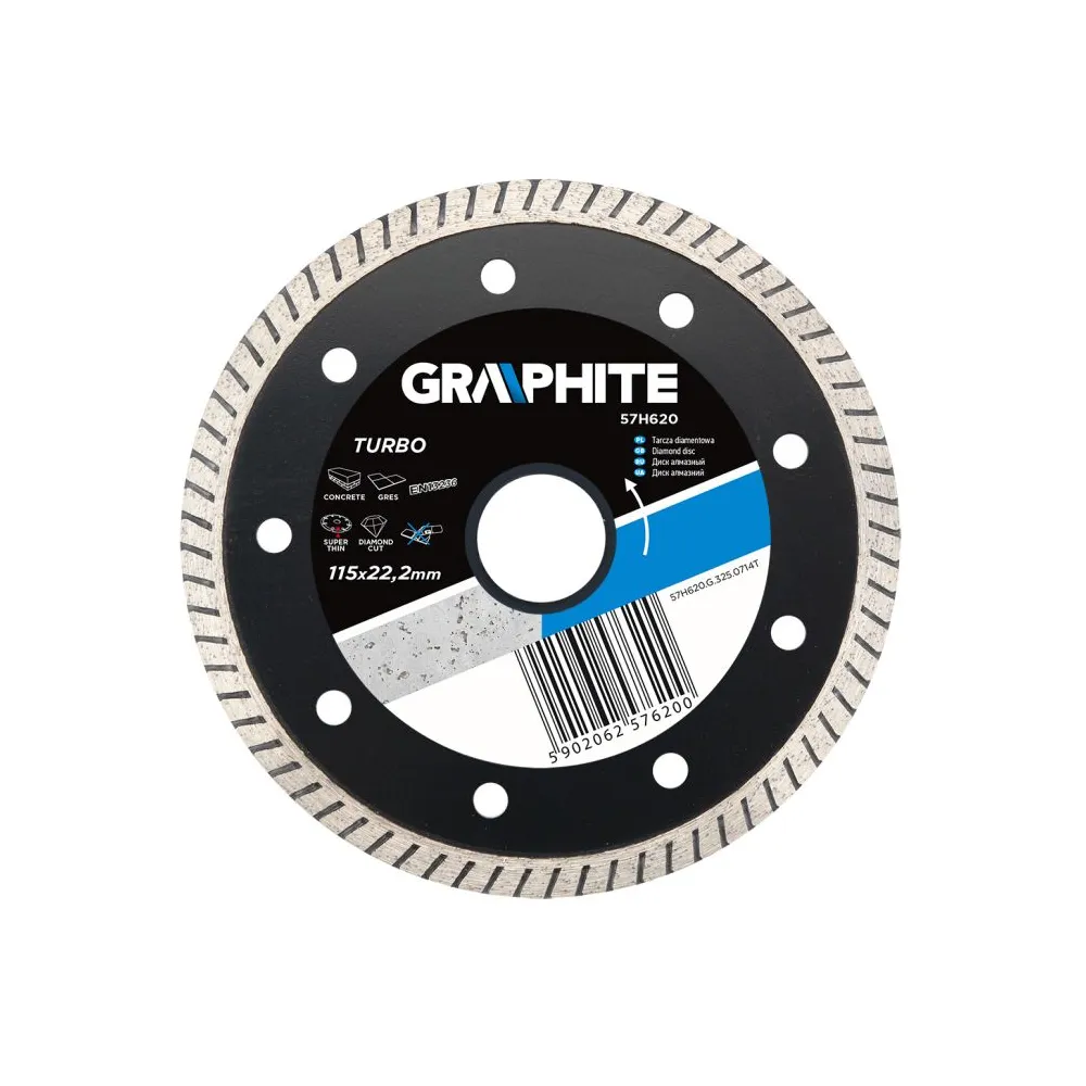 TARCZA DIAMENTOWA 115MM TURBO GRAPHITE