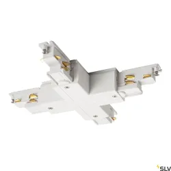 S-TRACK SYSTEM S-TRACK DALI ŁĄCZNIK X Z MOŻLIWOŚCIĄ ZASILANIA, KOLOR BIAŁY