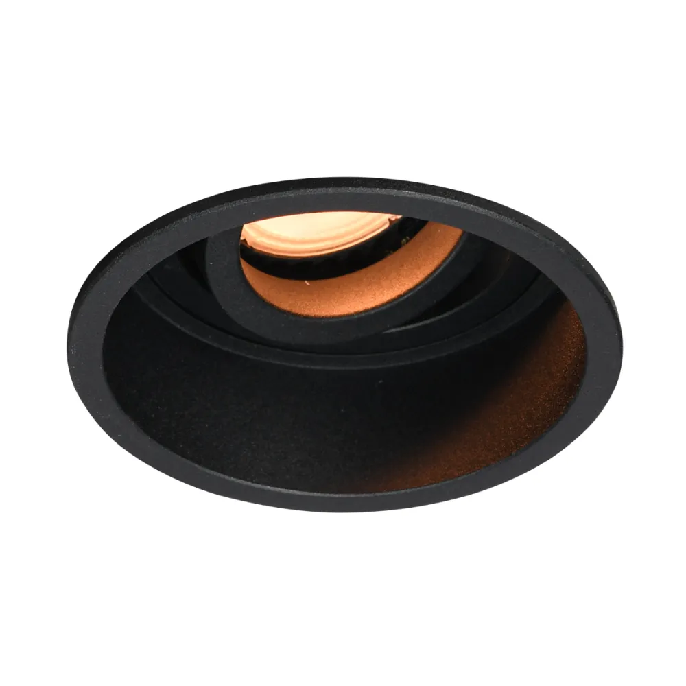 GRALTE CZARNY PIASKOWANY OPRAWA SUFITOWA PT 1X GU10/ 10W IP20 ALUMINIUM