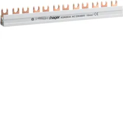 SZYNA ŁĄCZENIOWA WIDEŁKOWA 63A 10MM2 2P 12M