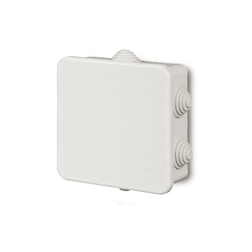 PUSZKA INSTALACYJNA NT 110X110X52 IP44 6 DŁAWIKÓW BIAŁY FAST-BOX
