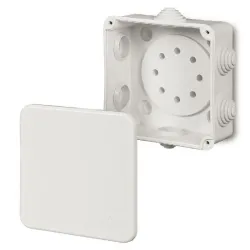 PUSZKA INSTALACYJNA NT 110X110X52 IP44 6 DŁAWIKÓW BIAŁY FAST-BOX
