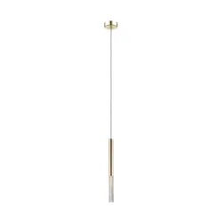 ONE ZŁOTY/ TRANSPARENTNY OPRAWA WISZĄCA  LED 5W WW 3000K 450LM/ 5W IP20 METAL/ TWORZYWO