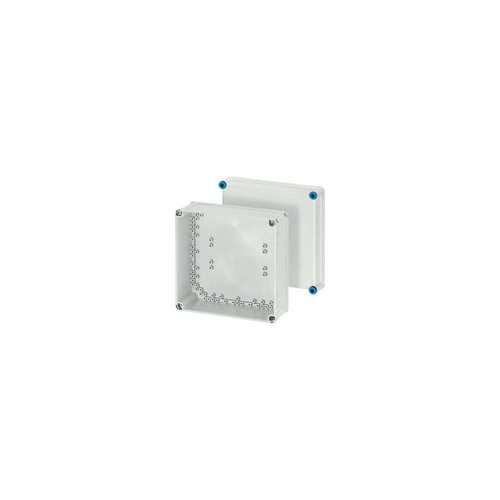K 0201 PUSZKA INSTALACYJNA NT 300X300X170 POKRYWA PEŁNA BEZ DŁAWIKÓW IP66 IK08/II SZARY