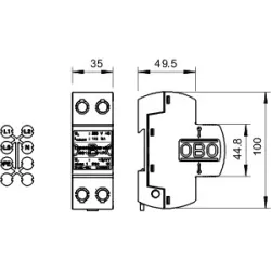 MC 125-B NPE OGRANICZNIK PRZEPIĘĆ