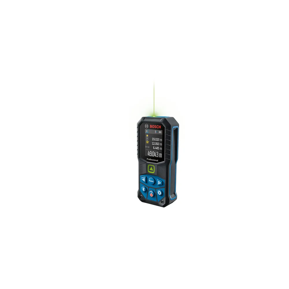 GLM 50-27 CG DALMIERZ LASEROWY 50M IP65 WIĄZKA ZIELONA BLUETOOTH KOLOROWY WYŚWIETLACZ +BA 3.7V 1AH