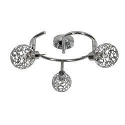 PUZZLE CHROM OPRAWA SUFITOWA SPOT NT 3X G9/ 40W IP20 METAL