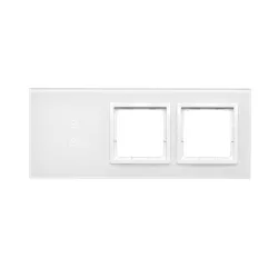 SIMON 54 TOUCH BIAŁA PERŁA PANEL DOTYK 3 MODUŁY 2P DOTYK PIONOWE + 2 OTWORY NA OSPRZĘTY S54