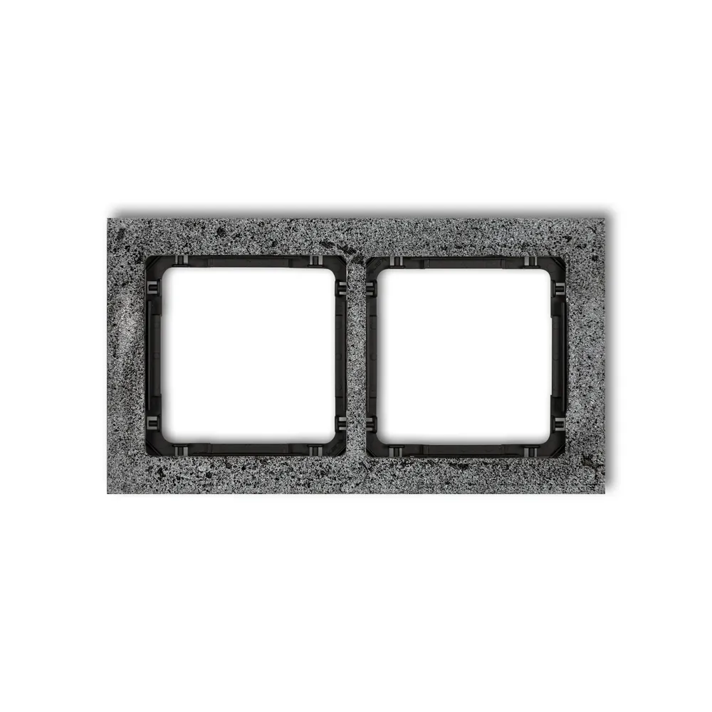 DECO ANTRACYT/ CZARNY BETON RAMKA 2X
