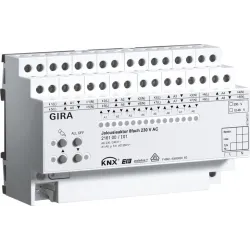 WYROBNIK ŻALUZJOWY 8-KANAŁOWY 230V AC URZ. MODUŁ. KNX