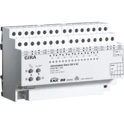 WYROBNIK ŻALUZJOWY 8-KANAŁOWY 230V AC URZ. MODUŁ. KNX