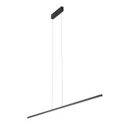 BAR LED L BIAŁY OPRAWA WISZĄCA LED 27W WW 3000K 1300LM IP20 ALUMINIUM LAKIEROWANE/ STAL/ PMMA