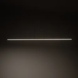 BAR LED L BIAŁY OPRAWA WISZĄCA LED 27W WW 3000K 1300LM IP20 ALUMINIUM LAKIEROWANE/ STAL/ PMMA