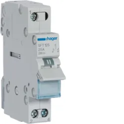 SFT125 PRZEŁĄCZNIK ZASILANIA 25A 1P I-0-II 1M 230V AC PRZYŁĄCZE GÓRNE