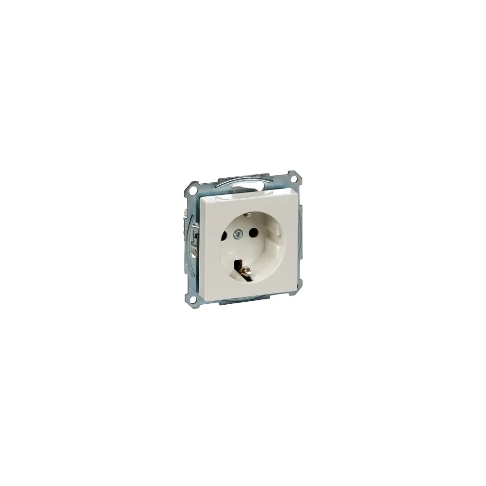 Schneider Electric Gniazdo wtykowe SCHUKO, z przesłoną, b.śrub., B.P, P, Sys M, MTN2300-0319